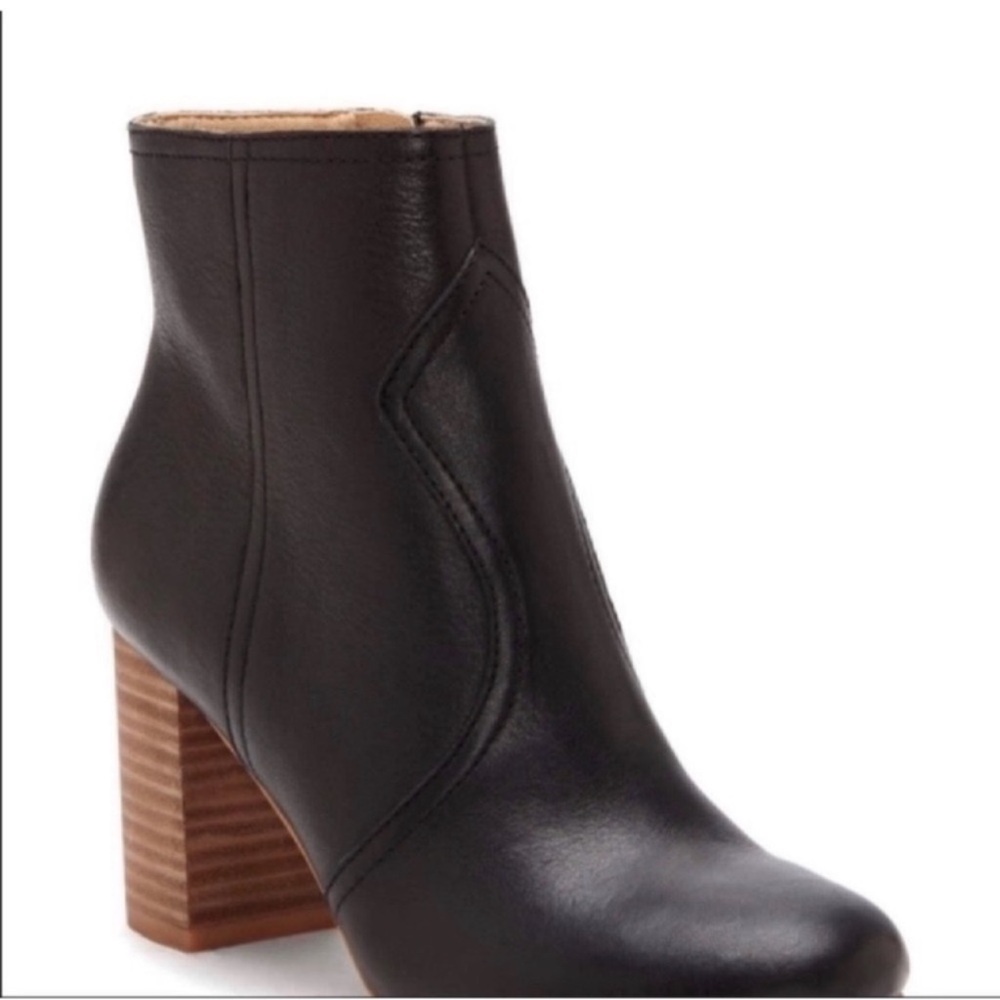 Lucky Sheirin Black Ankle Boots s9.5